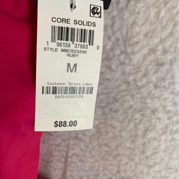 Bar III Women's Cowl Neck Cutout Halter Strap Ruby One-Piece Swimsuit Size M NWT - Picture 4 of 9